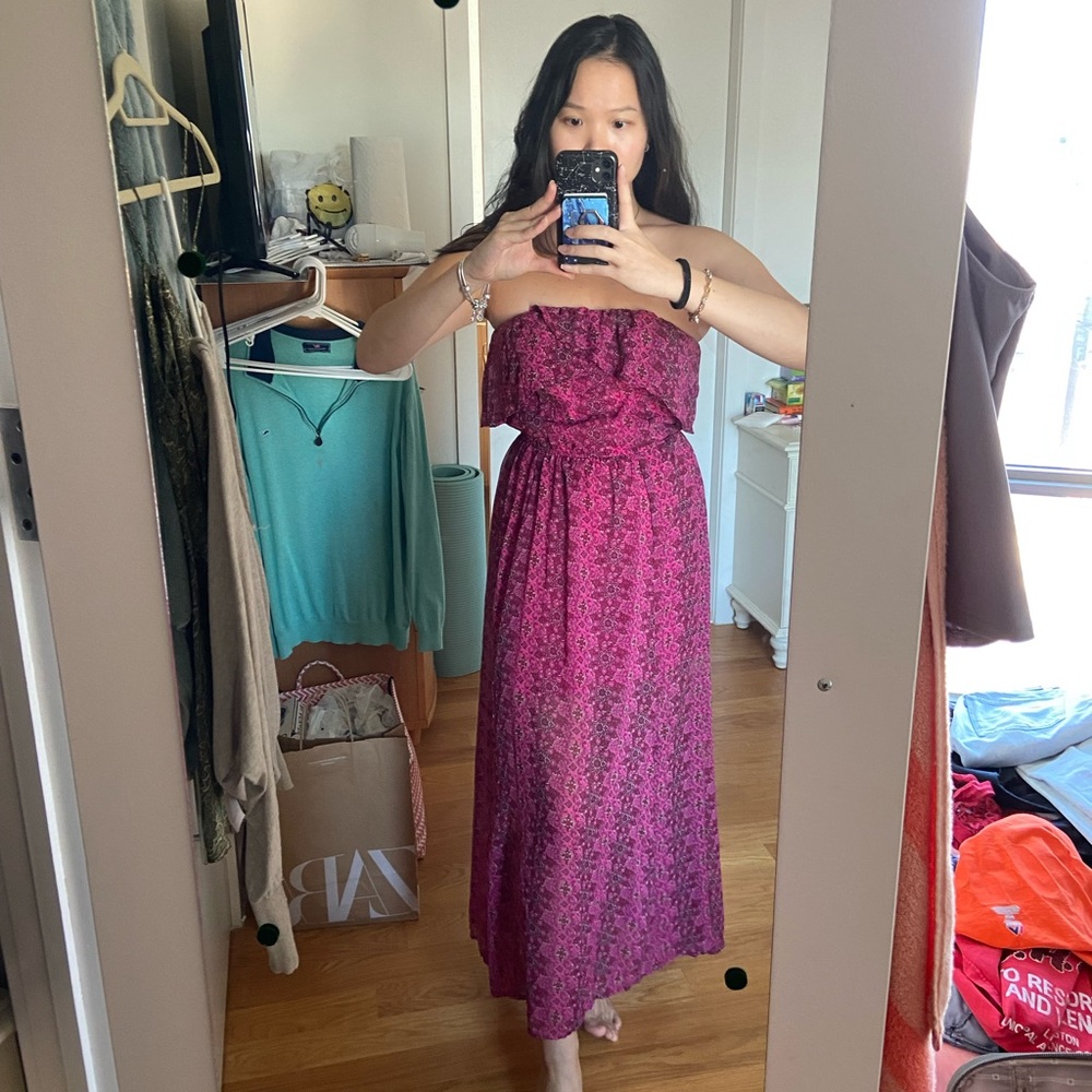 NEW Floral pink maxi dress 😍😍